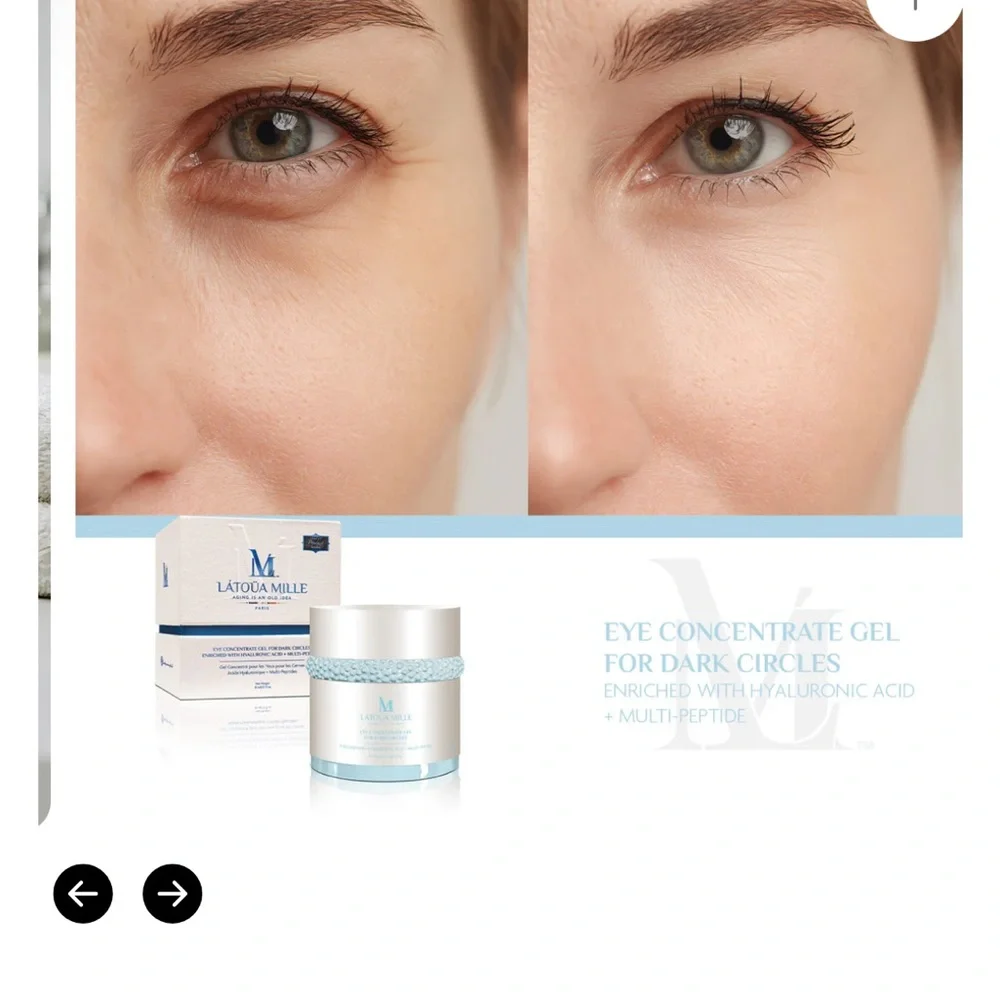 Eye Concentrate Gel - Blue and White